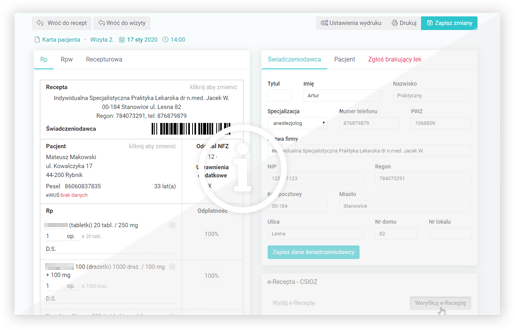 Instrukcja Kreator e-Recepty