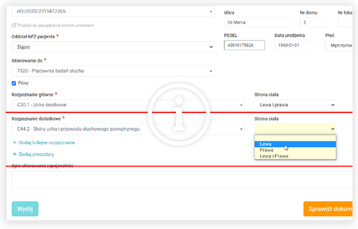 Wystawienia e-Skierowania