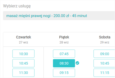 Rezerwacja online wizyt przez pacjentów
