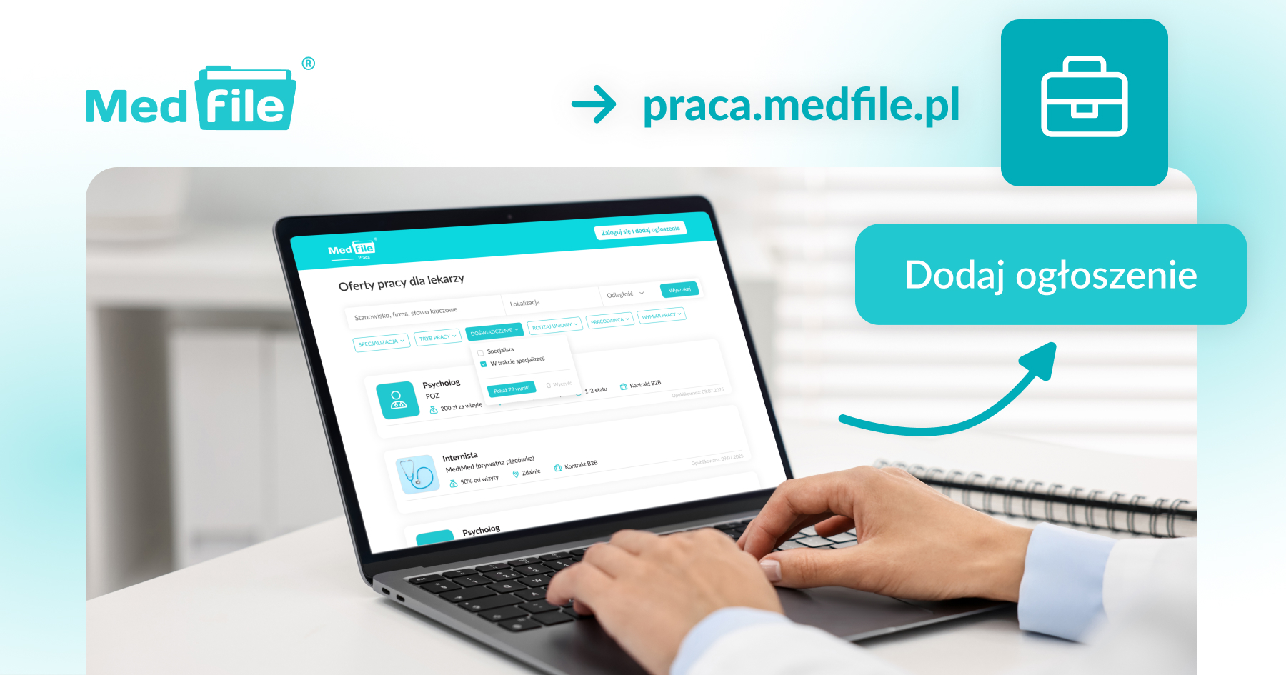 Medfile Praca – Twoje centrum rekrutacji w ochronie zdrowia