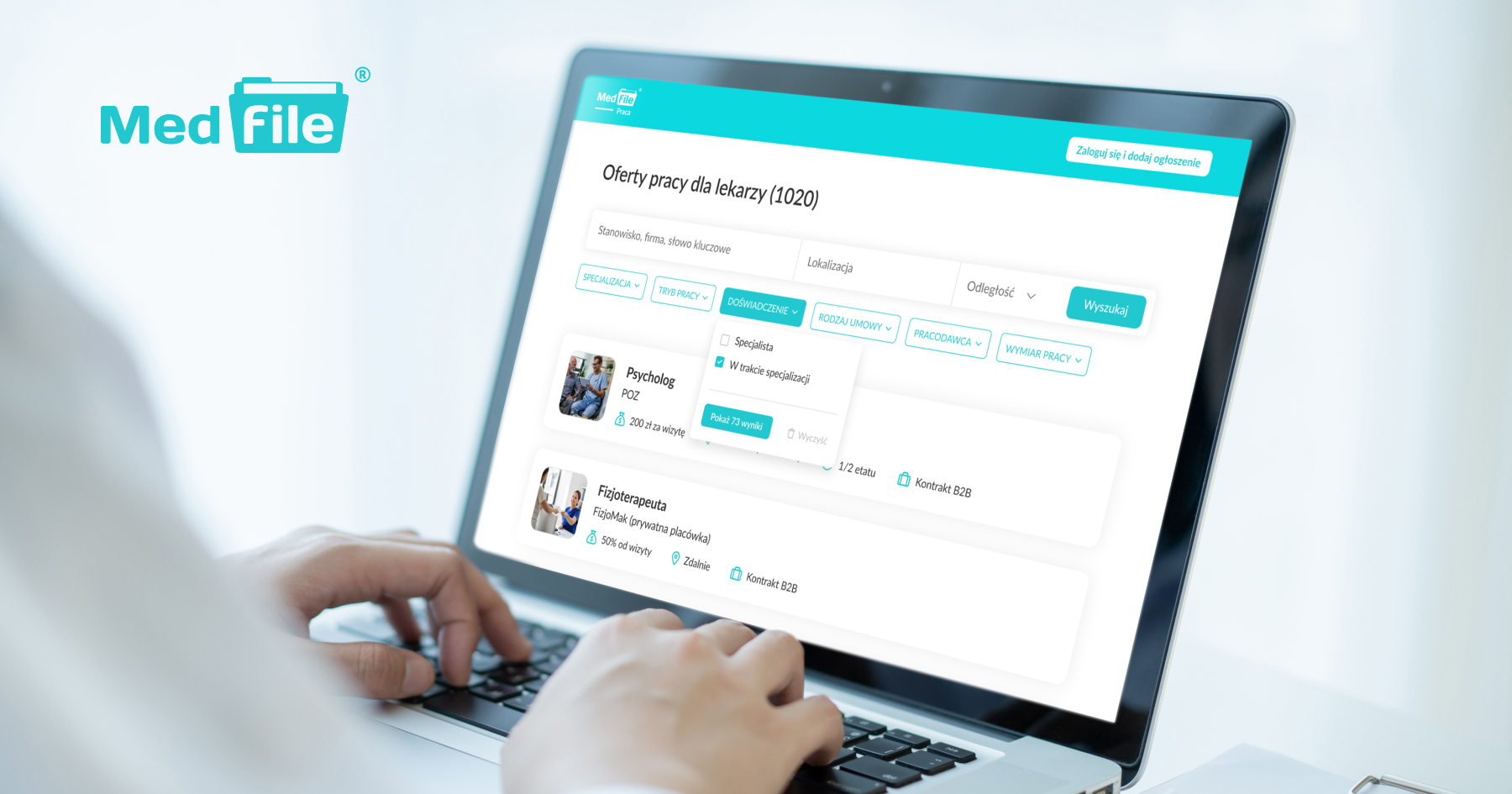 Medfile Praca – nowa platforma z darmowymi ogłoszeniami o pracy dla lekarzy