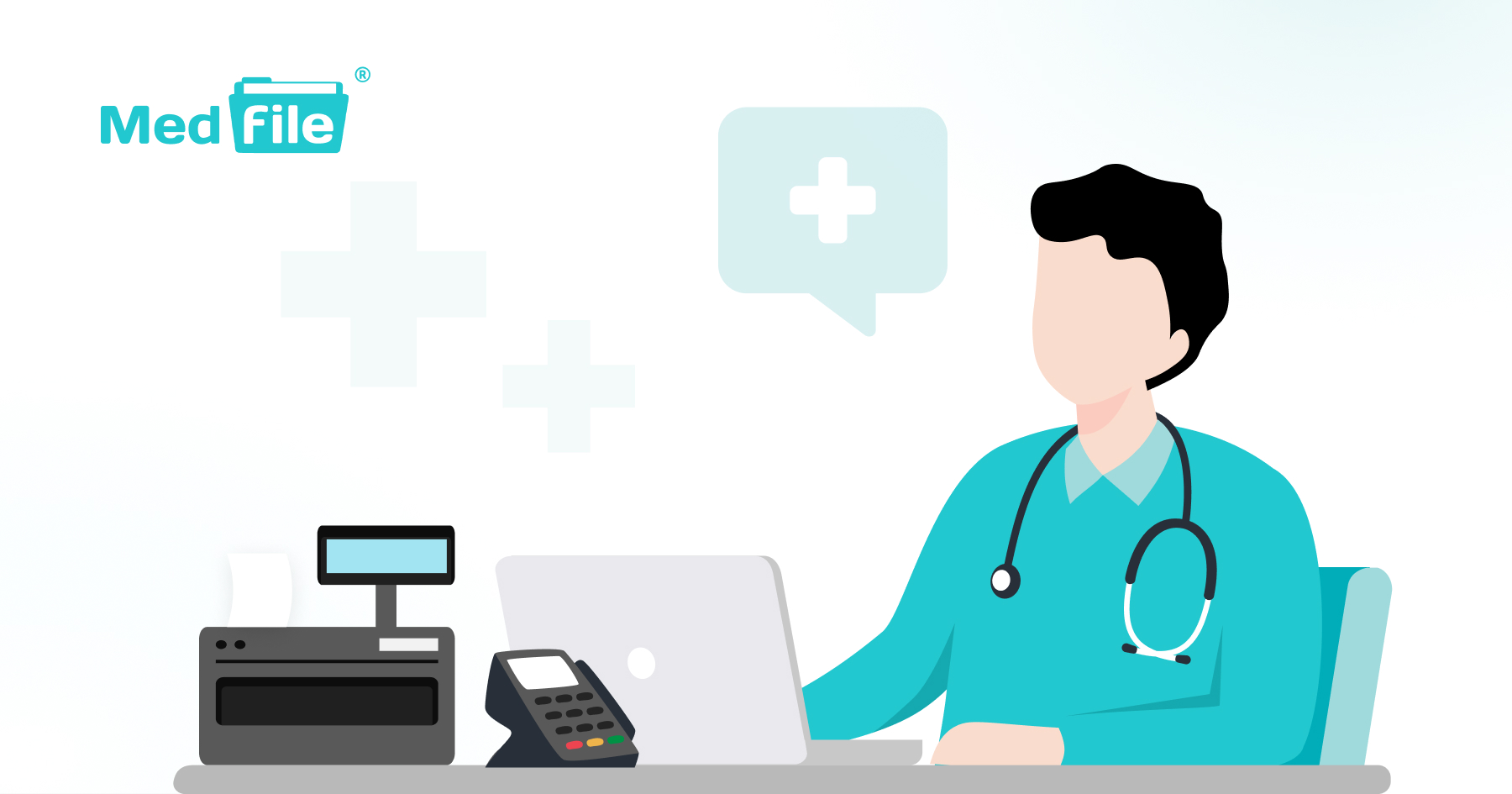 Drukarka fiskalna, terminal, pad i skaner – pełna integracja w Medfile