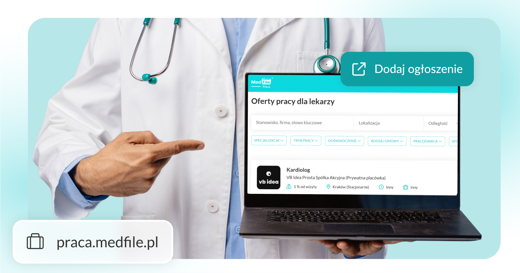 Szukasz pracownika? Dodaj ogłoszenie na platformie Medfile Praca 