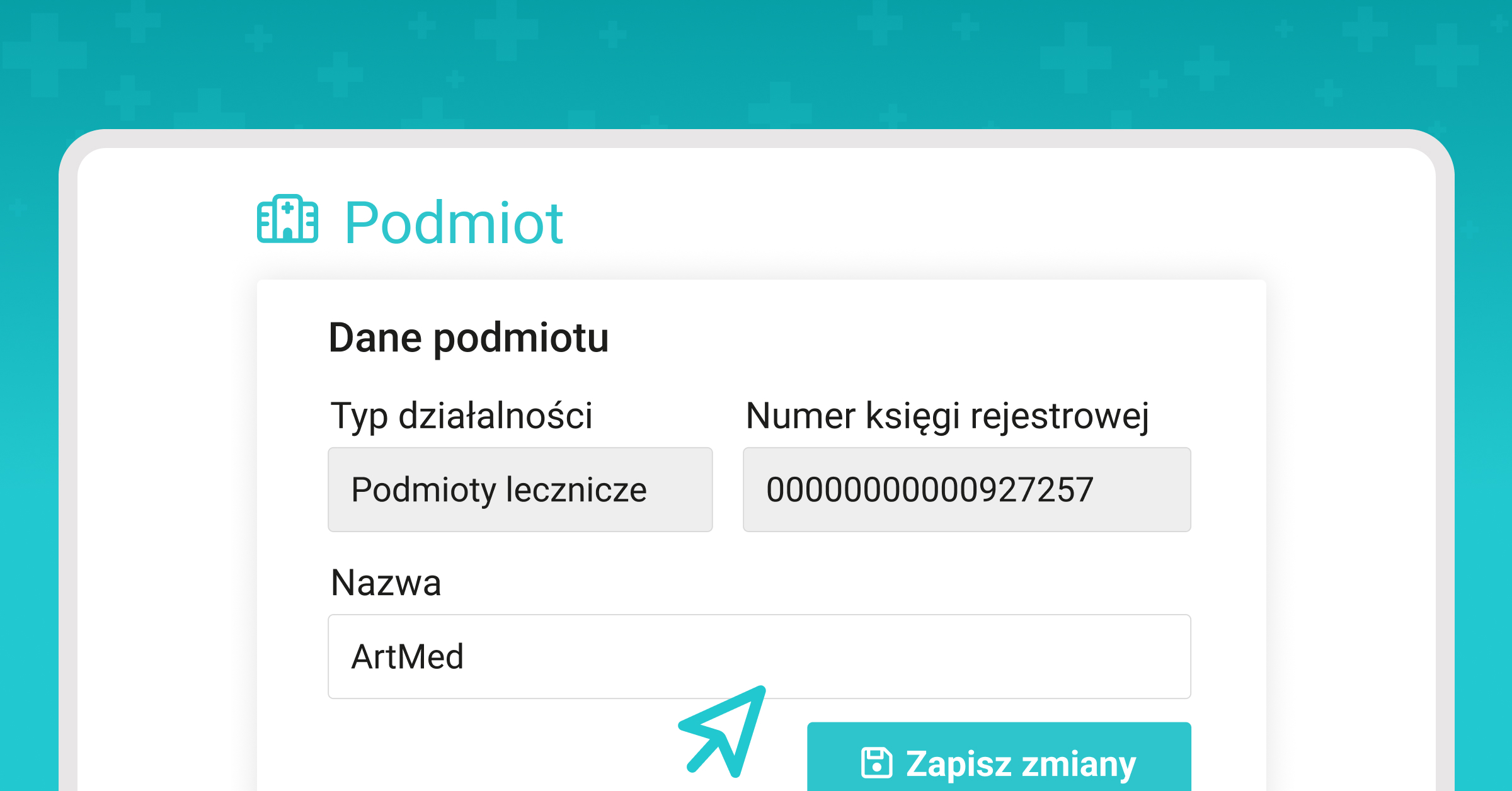 Struktura organizacyjna - Podmiot