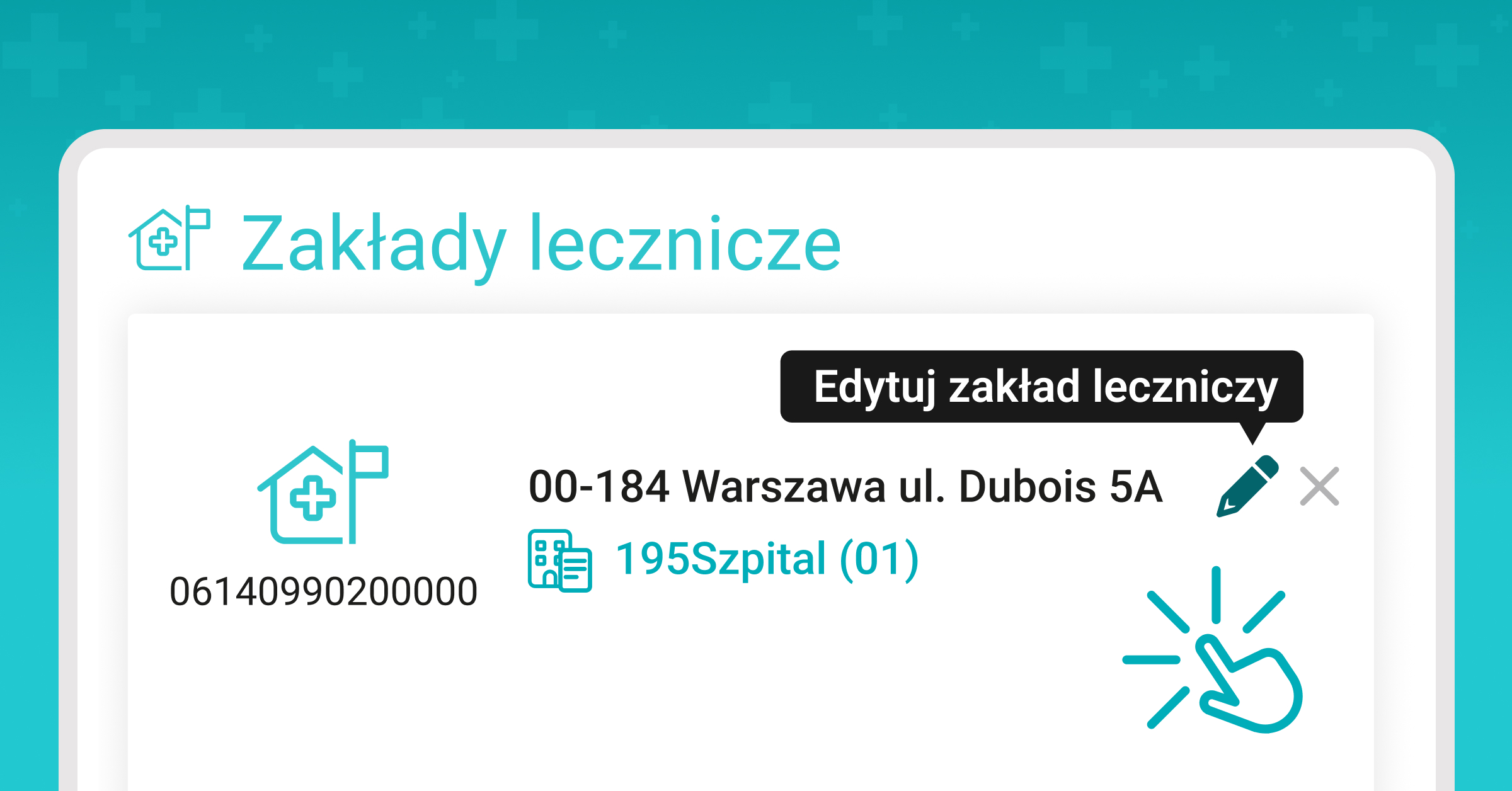 Struktura organizacyjna - Zakłady lecznicze