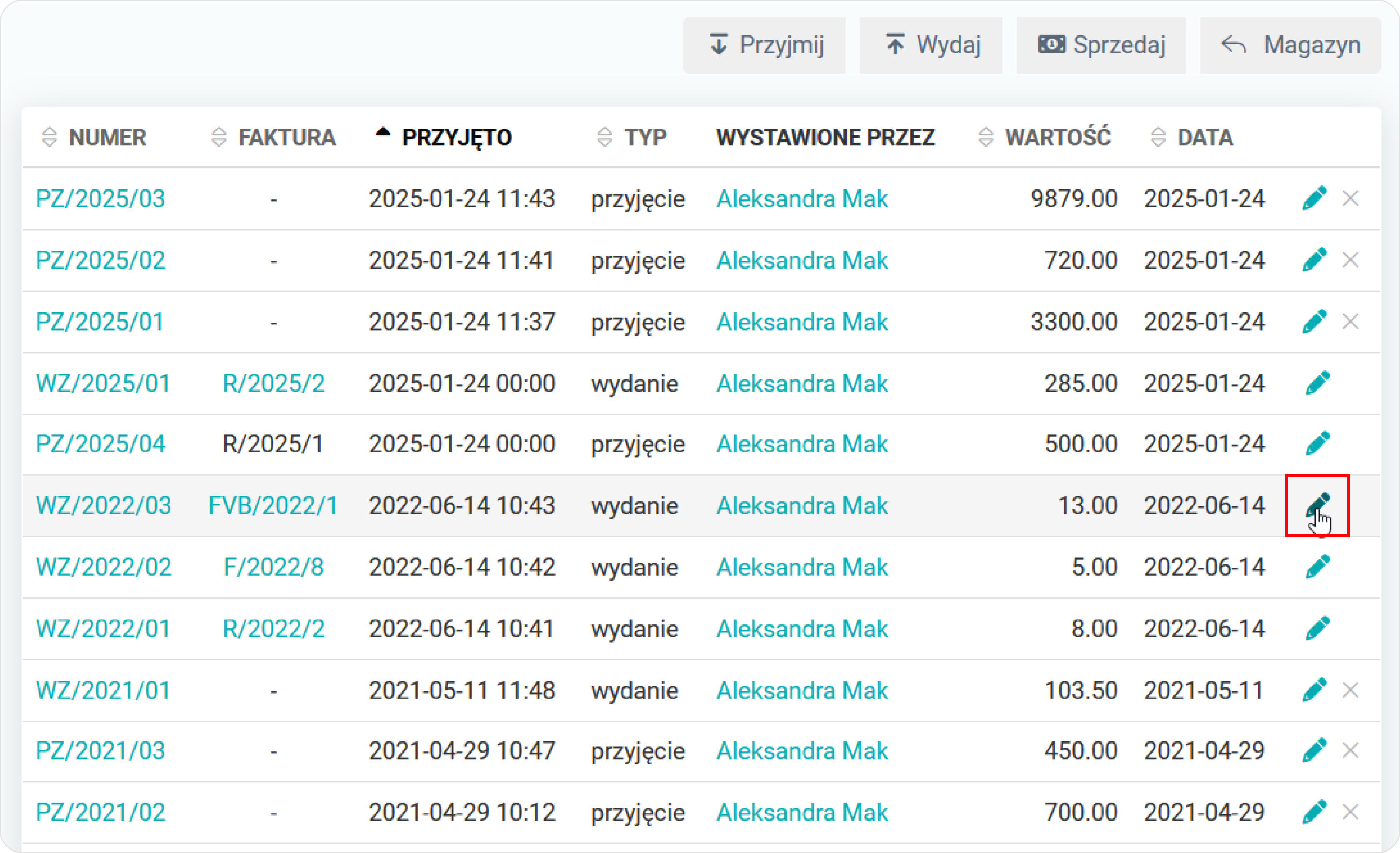 Przejdź do edycji dokumentu