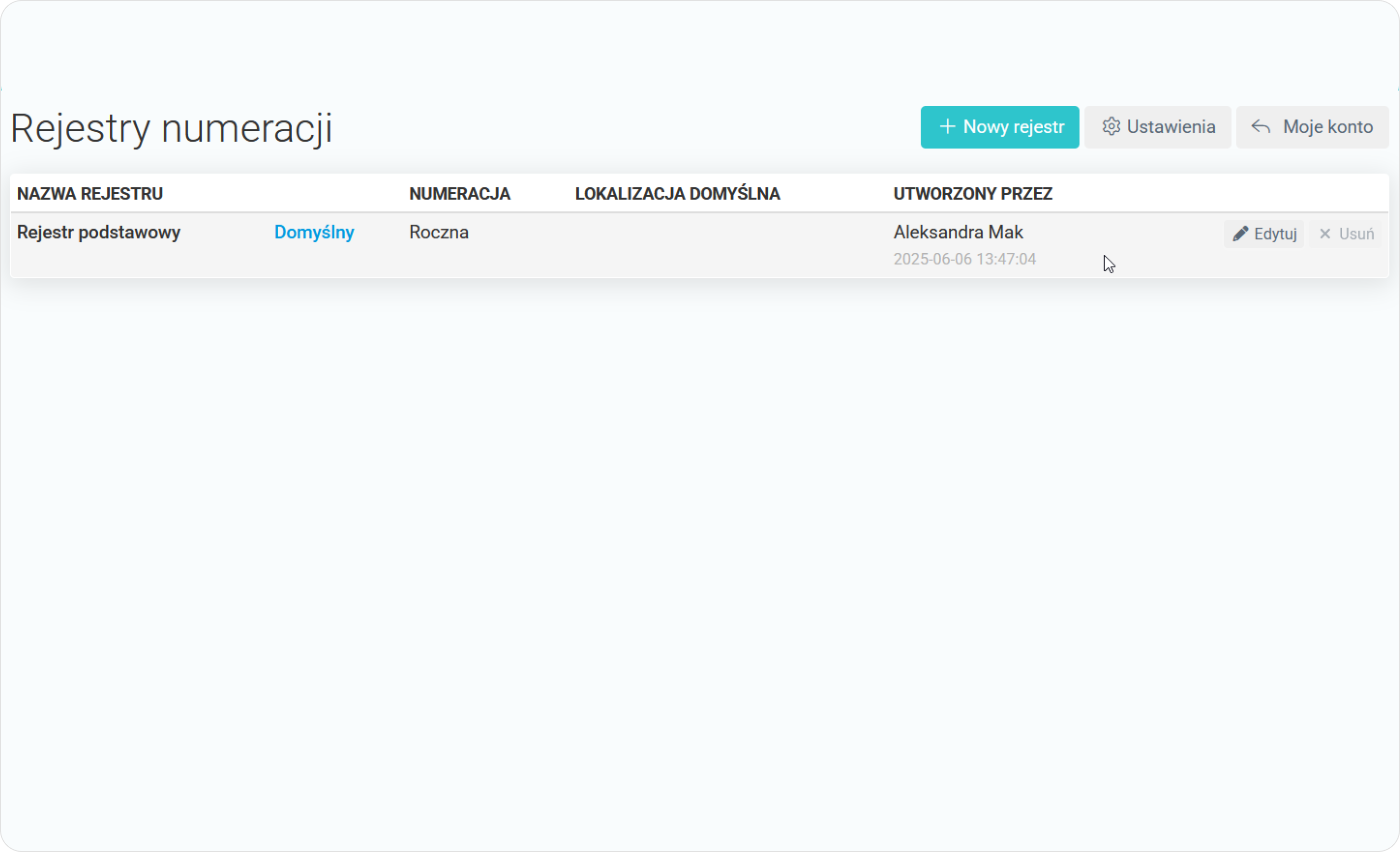 Sprawdź możliwości modułu rejestru numeracji  