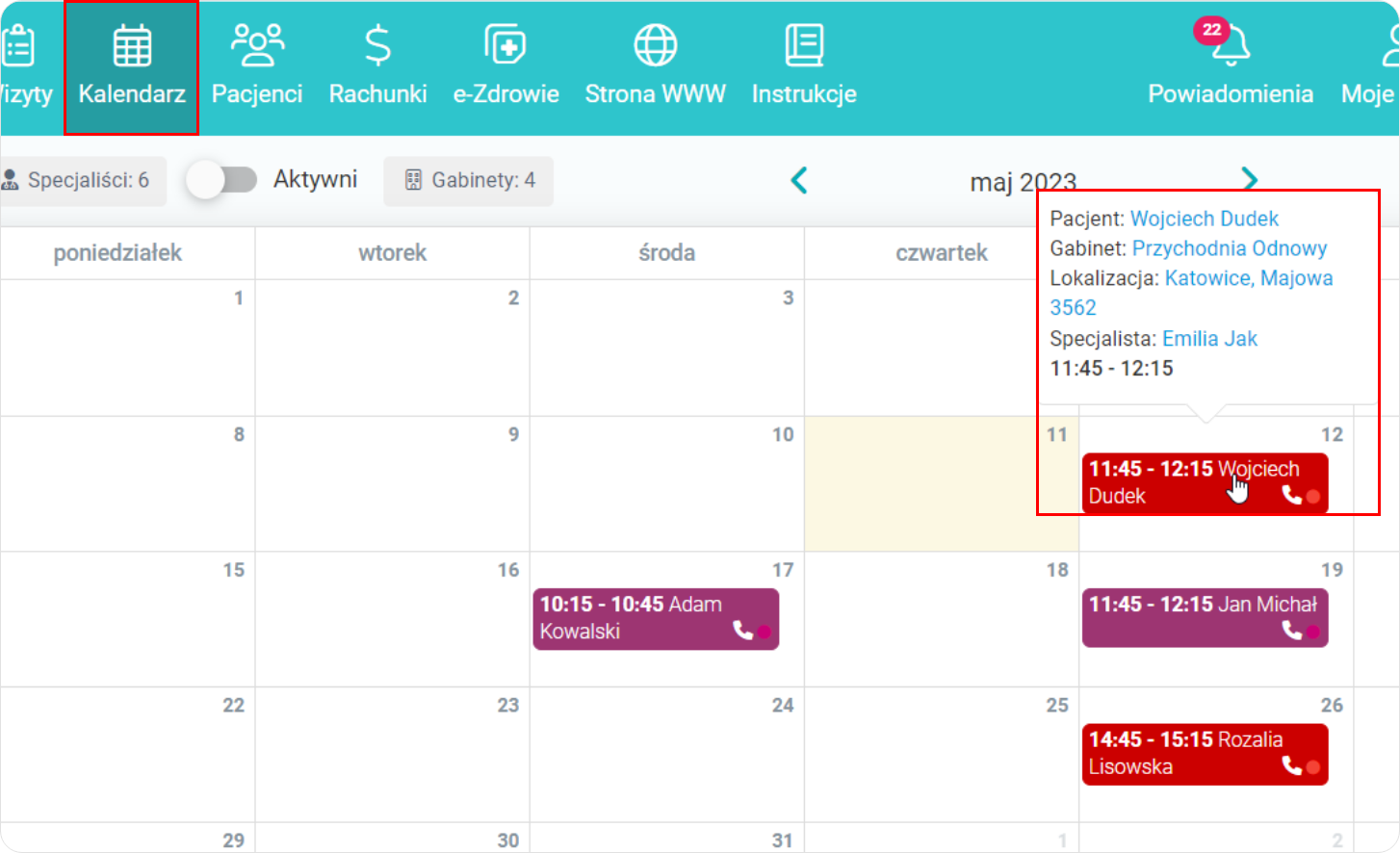 Zobacz z perspektywy kalendarza