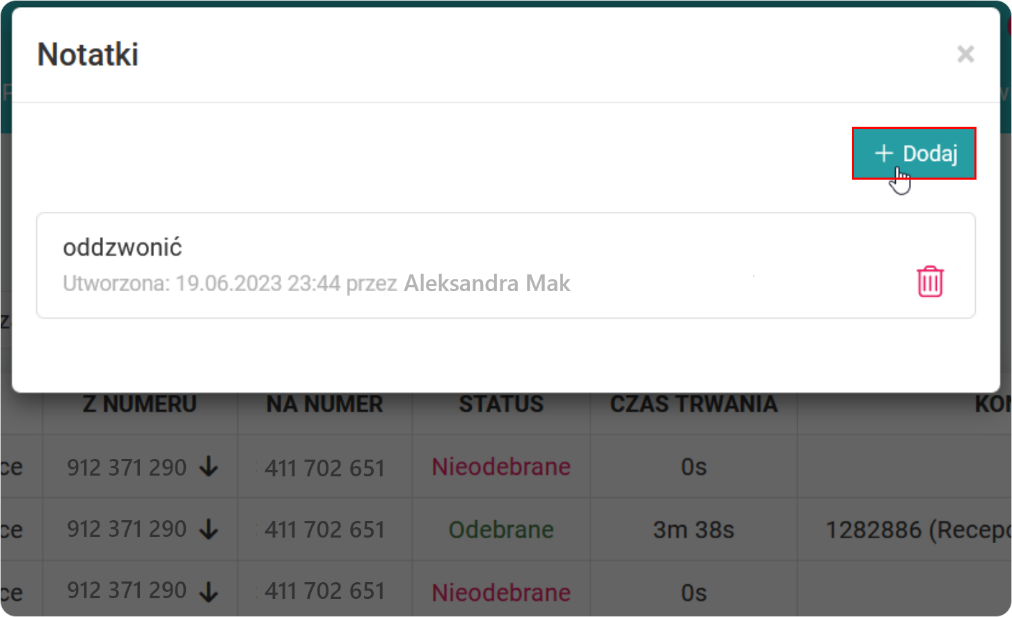 Kliknij przycisk dodaj