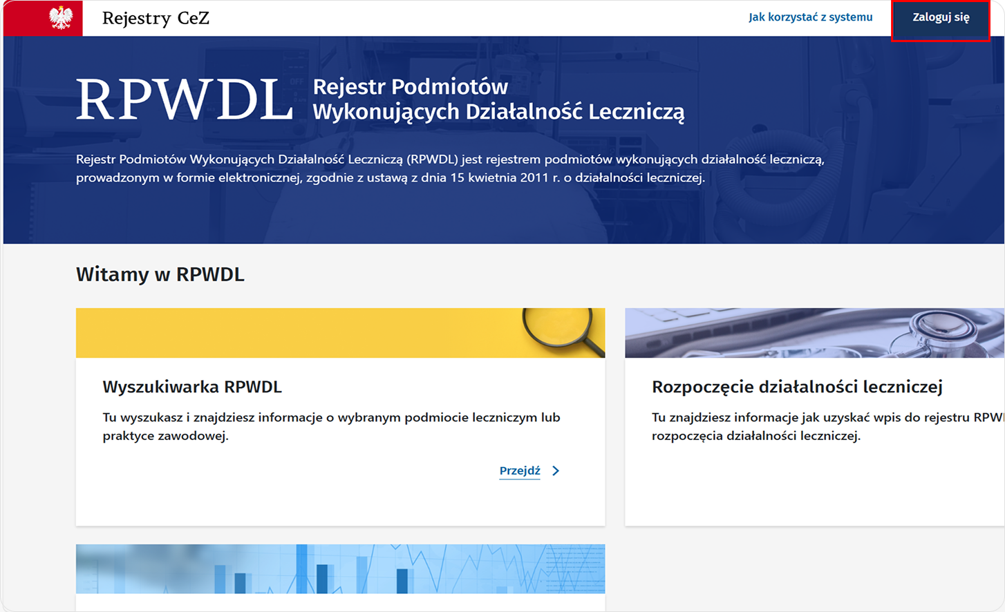 Zaloguj się do RPWDL