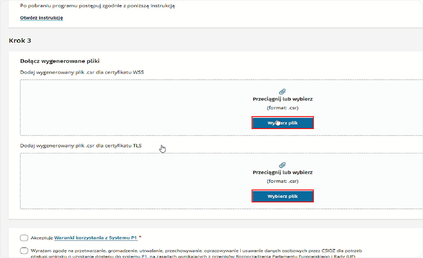 Dołącz wygenerowane pliki w Medfile