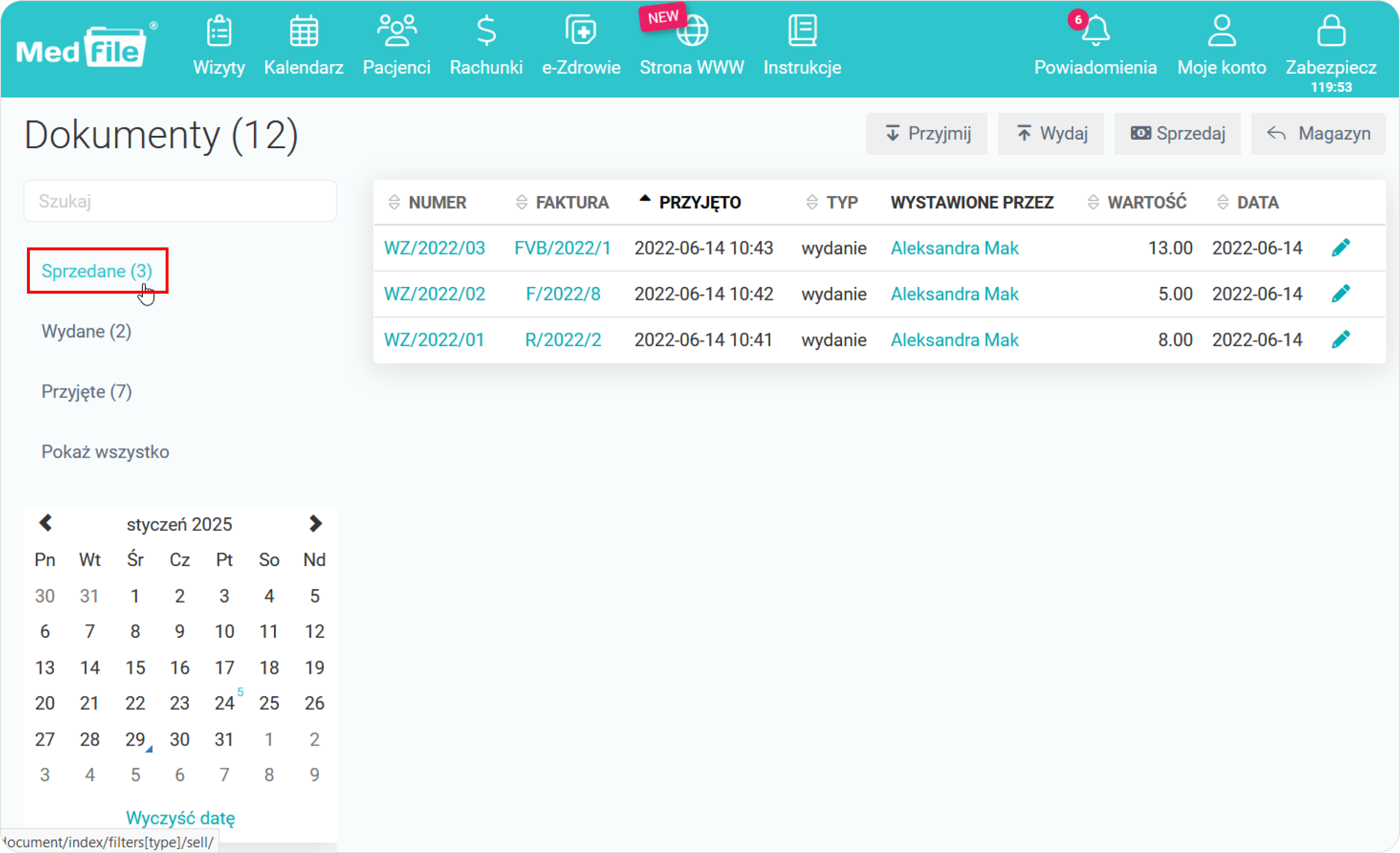 Filtruj po zakładkach w dokumentach